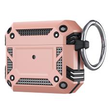  AirPods 4 Skal Med Karbinhake Hybrid Ros&eacute;guld - Teknikhallen.se