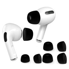 AHASTYLE AHASTYLE AirPods Pro 2/AirPods Pro &Ouml;ronpluggar 3-PACK Svart - Teknikhallen.se