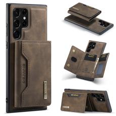 DG.MING DG.MING Galaxy S25 Ultra Skal Med Magnetisk Pl&aring;nbok Brun - Teknikhallen.se