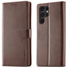 LC.IMEEKE LC.IMEEKE Samsung Galaxy S25 Ultra Fodral L&auml;der Brun - Teknikhallen.se
