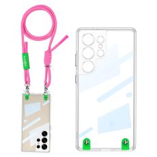 GKK GKK Samsung Galaxy S25 Ultra Skal Med Mobilsn&ouml;re Rosa - Teknikhallen.se