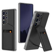 GKK GKK Galaxy S25 Ultra Skal Kickstand Med Korth&aring;llare Svart - Teknikhallen.se