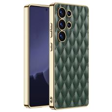GKK GKK Samsung Galaxy S25 Ultra Skal Diamond Hybrid L&auml;der Gr&ouml;n - Teknikhallen.se