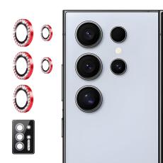 ENKAY ENKAY Galaxy S25 Ultra Linsskydd Rhinestone R&ouml;d - Teknikhallen.se