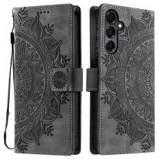  Samsung Galaxy A16 / A26 5G Fodral Mandala L&auml;der Gr&aring; - Teknikhallen.se