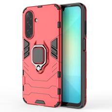  Samsung Galaxy A16 / A26 5G Skal Hybrid Ring Armor R&ouml;d - Teknikhallen.se