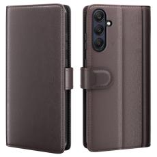  Samsung Galaxy A16 / A26 5G Fodral Premium &Auml;kta L&auml;der Brun - Teknikhallen.se