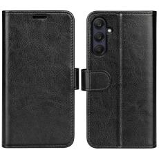  Samsung Galaxy A26 5G Fodral Crazy Horse L&auml;der Svart - Teknikhallen.se