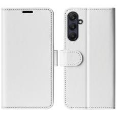  Samsung Galaxy A26 5G Fodral Crazy Horse L&auml;der Vit - Teknikhallen.se