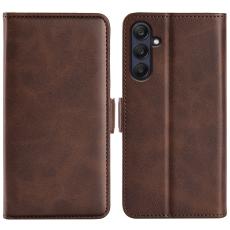  Samsung Galaxy A26 5G Pl&aring;nboksfodral L&auml;der Brun - Teknikhallen.se