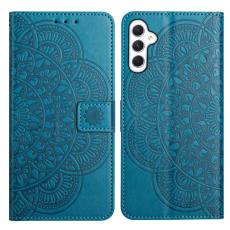  Samsung Galaxy A16 / A26 5G Fodral Mandala L&auml;der Bl&aring; - Teknikhallen.se