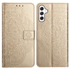  Samsung Galaxy A16 / A26 5G Fodral Mandala L&auml;der Guld - Teknikhallen.se
