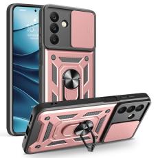  Samsung Galaxy A26 5G Skal CamShield Ring Hybrid Ros&eacute;guld - Teknikhallen.se