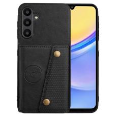  Samsung Galaxy A26 5G Skal L&auml;der Med Kortfack Och Magnet - Teknikhallen.se