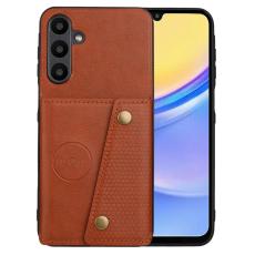 Samsung Galaxy A26 5G Skal L&auml;der Med Kortfack Och Magnet - Teknikhallen.se