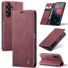 CASEME CASEME Galaxy A16/A26 5G Fodral Flip Retro L&auml;der R&ouml;d - Teknikhallen.se