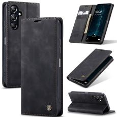 CASEME CASEME Galaxy A16/A26 5G Fodral Flip Retro L&auml;der Svart - Teknikhallen.se
