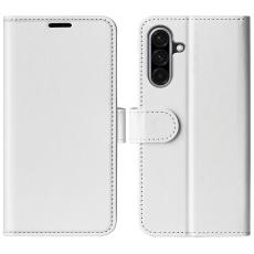  Samsung Galaxy A36 5G/A56 5G Fodral Crazy Horse L&auml;der Vit - Teknikhallen.se
