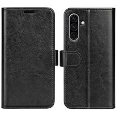  Samsung Galaxy A36 5G/A56 5G Fodral Crazy Horse L&auml;der Svart - Teknikhallen.se