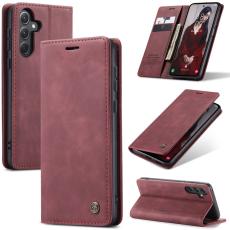 CASEME CASEME Galaxy A56 5G/A36 5G Fodral Retro L&auml;der R&ouml;d - Teknikhallen.se