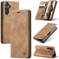 CASEME CASEME Galaxy A56 5G/A36 5G Fodral Retro L&auml;der Brun - Teknikhallen.se