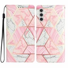  Samsung Galaxy S25 Plus Fodral Med Tryck Rosa Marmor - Teknikhallen.se