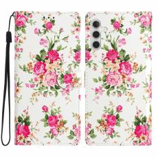  Samsung Galaxy S25 Plus Fodral Med Tryck Blommor - Teknikhallen.se
