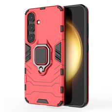 Samsung Galaxy S25 Plus Skal Hybrid Armor Ring R&ouml;d - Teknikhallen.se