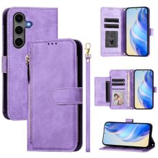  Samsung Galaxy S25 Plus Fodral Multifunktionell L&auml;der Lila - Teknikhallen.se