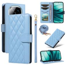  Xiaomi Redmi Note 14 Pro/Pro Plus 5G Fodral Rhombus L&auml;der - Teknikhallen.se