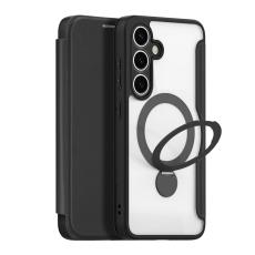 DUX DUCIS DUX DUCIS Galaxy S25 Fodral MagSafe Kickstand Skin X Pro Svart - Teknikhallen.se