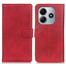  Xiaomi Redmi Note 14 4G Fodral L&auml;der R&ouml;d - Teknikhallen.se