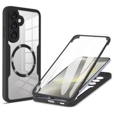  Samsung Galaxy S25 Skal MagSafe 360 Hybrid Defense Svart - Teknikhallen.se