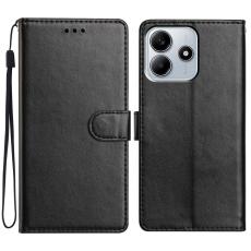  Xiaomi Redmi Note 14 5G Pl&aring;nboksfodral L&auml;der Svart - Teknikhallen.se