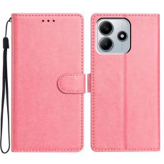  Xiaomi Redmi Note 14 5G Pl&aring;nboksfodral L&auml;der Rosa - Teknikhallen.se