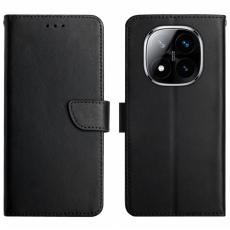  Xiaomi Redmi Note 14 Pro/Pro Plus 5G Fodral &Auml;kta L&auml;der Svart - Teknikhallen.se