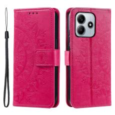  Xiaomi Redmi Note 14 5G Fodral Mandala L&auml;der Rosa - Teknikhallen.se