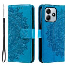  Xiaomi Redmi Note 14 5G Fodral Mandala L&auml;der Bl&aring; - Teknikhallen.se