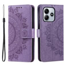  Xiaomi Redmi Note 14 5G Fodral Mandala L&auml;der Lila - Teknikhallen.se