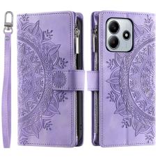  Xiaomi Redmi Note 14 5G Fodral Mandala L&auml;der Lila - Teknikhallen.se