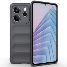  Xiaomi Redmi Note 14 5G Skal Magic Shield Gr&aring; - Teknikhallen.se