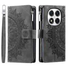  Xiaomi Redmi Note 14 Pro/Pro Plus 5G Fodral Mandala Gr&aring; - Teknikhallen.se