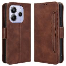  Xiaomi Redmi Note 14 4G Fodral Med Avtagbart Kortfack Brun - Teknikhallen.se
