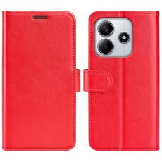  Xiaomi Redmi Note 14 4G Fodral Crazy Horse L&auml;der R&ouml;d - Teknikhallen.se