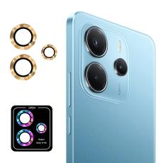 ENKAY ENKAY Redmi Note 14 4G Linsskydd H&auml;rdat Glas Guld - Teknikhallen.se