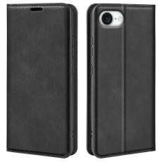  iPhone 17e / 16e Fodral Flip Skin Touch Svart - Teknikhallen.se
