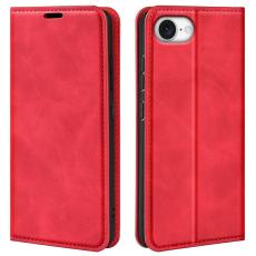  iPhone 17e / 16e Fodral Flip Skin Touch R&ouml;d - Teknikhallen.se