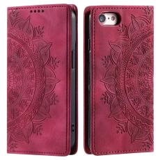  iPhone 17e / 16e Fodral Flip Mandala L&auml;der Rosa - Teknikhallen.se