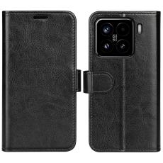  Xiaomi 15 Fodral Crazy Horse L&auml;der Svart - Teknikhallen.se