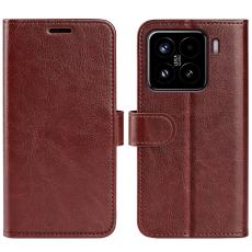  Xiaomi 15 Fodral Crazy Horse L&auml;der Brun - Teknikhallen.se